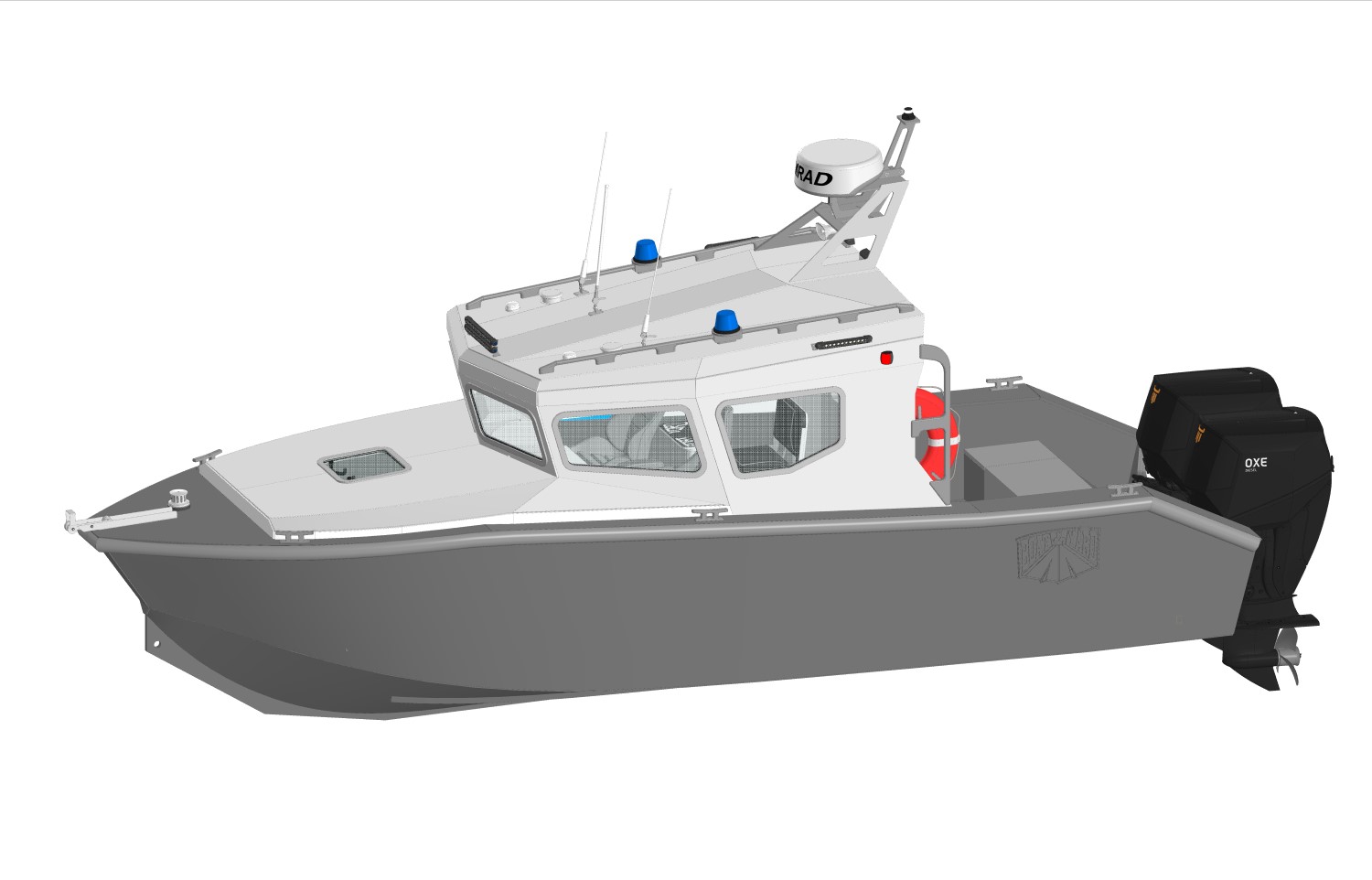 D830 рубка и подвесной двигатель D830 рубка и подвесной двигатель